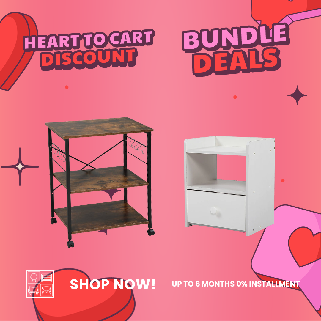 Buy 1 Take 1 - HV Boris Utility Cart + HV Zoe Bedside