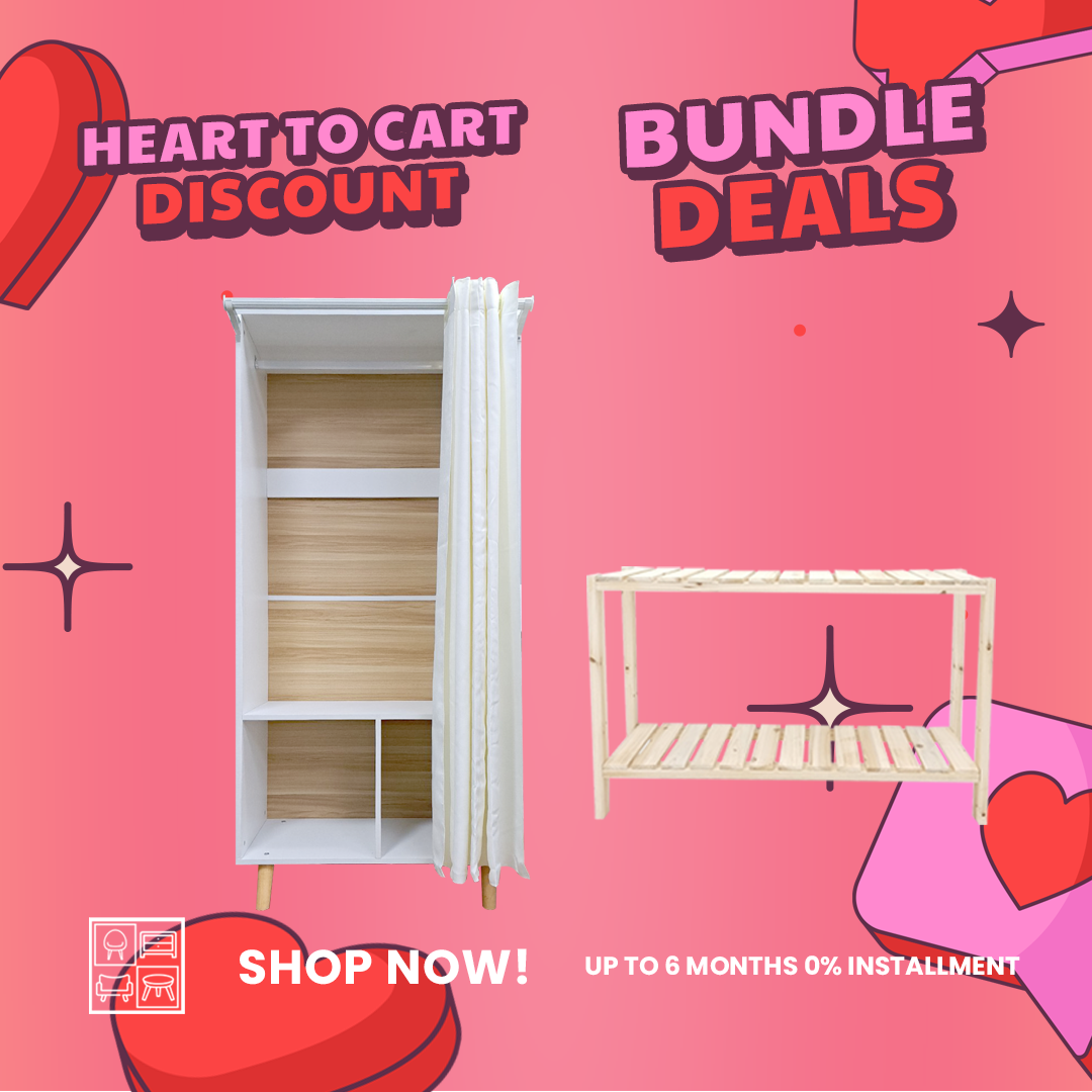 Buy 1 Take 1 - HV Kayla Curtain Cabinet + HV Anker