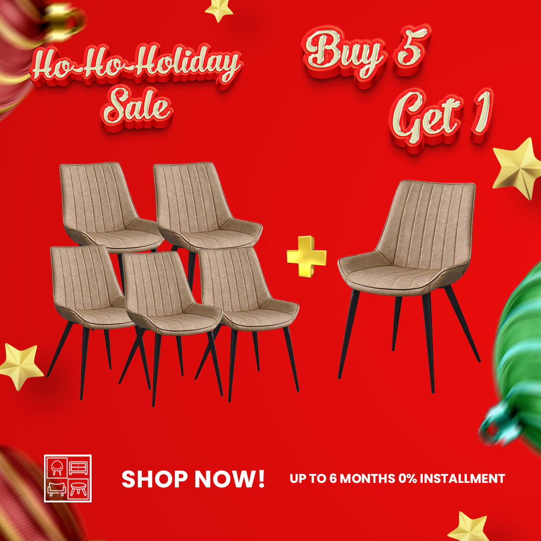 Buy 5 Get 1 FREE… 5 HV Korbin Leather Chair + 1  Korbin Leather Chair