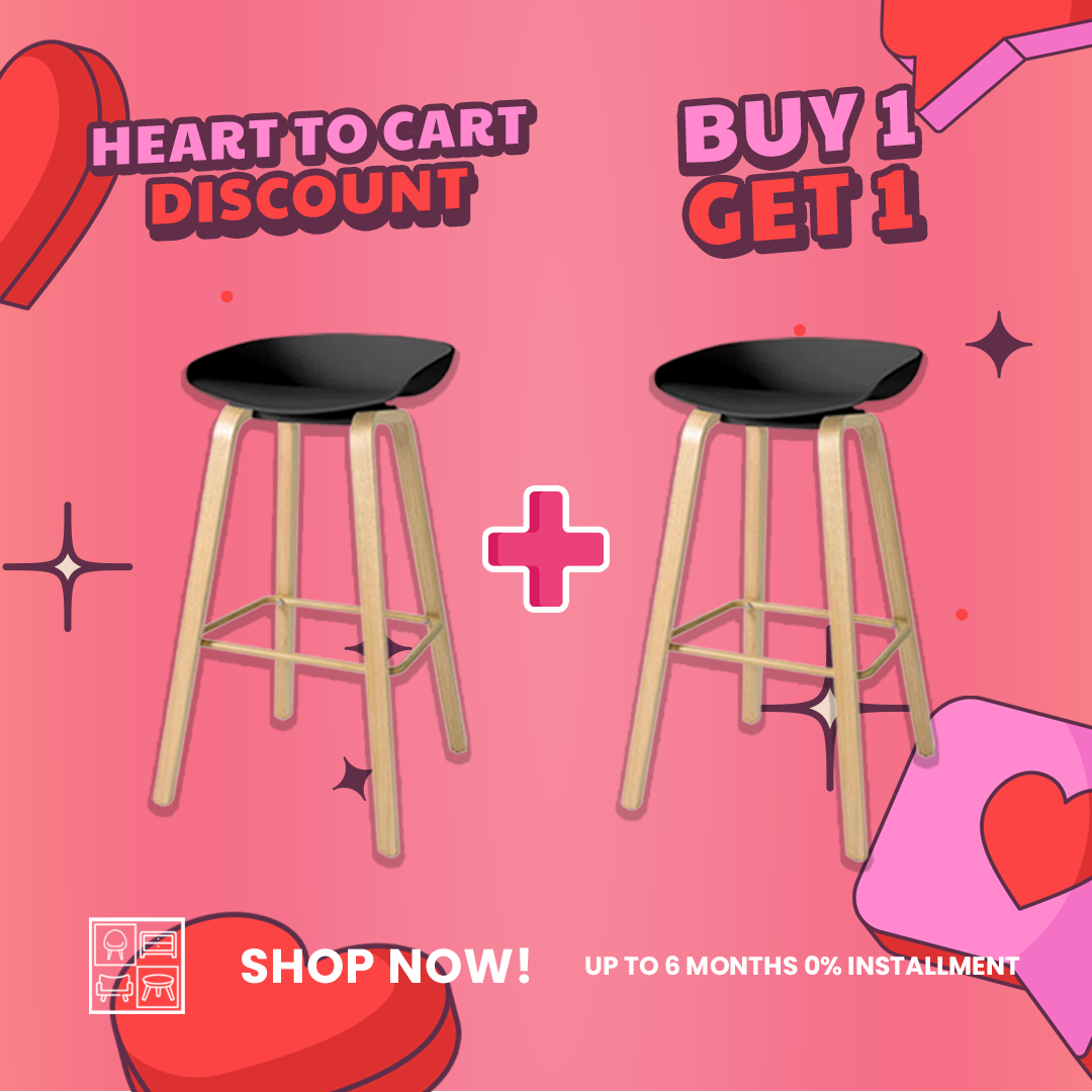 Buy 1 Take 1 FREE… HV Tiana Scandi Bar Stool +  HV Tiana Scandi Bar Stool