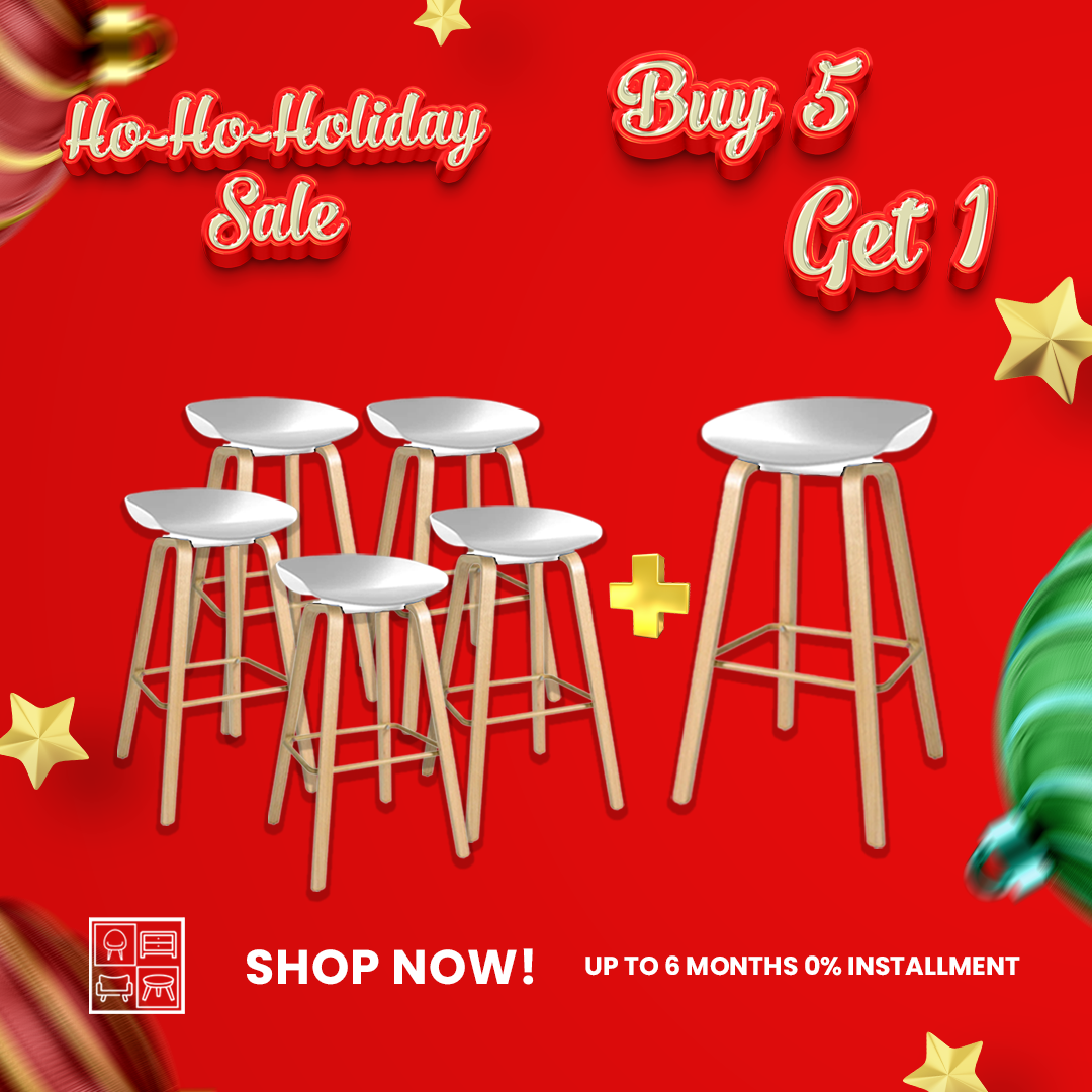 Buy 5 Get 1 FREE… 5 HV Tiana Scandi Bar Stool + 1 HV Tiana Scandi Bar Stool