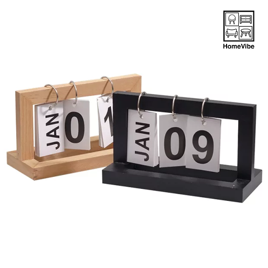 HV Nordic Flip Desk Calendar | HomeVibe PH | Buy Online Furniture and ...